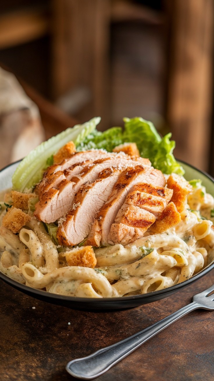 Chicken Caesar Pasta Recipe