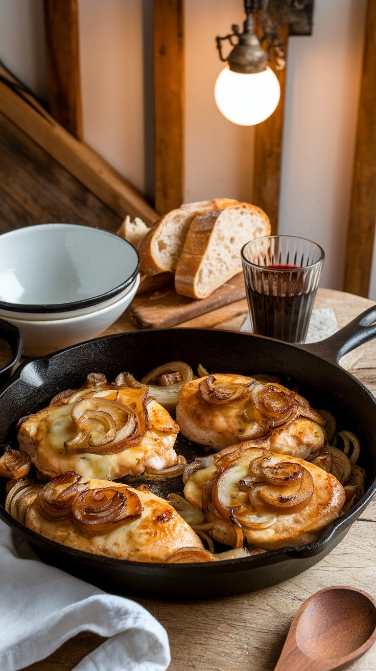 Savory French Onion Chicken Bake
