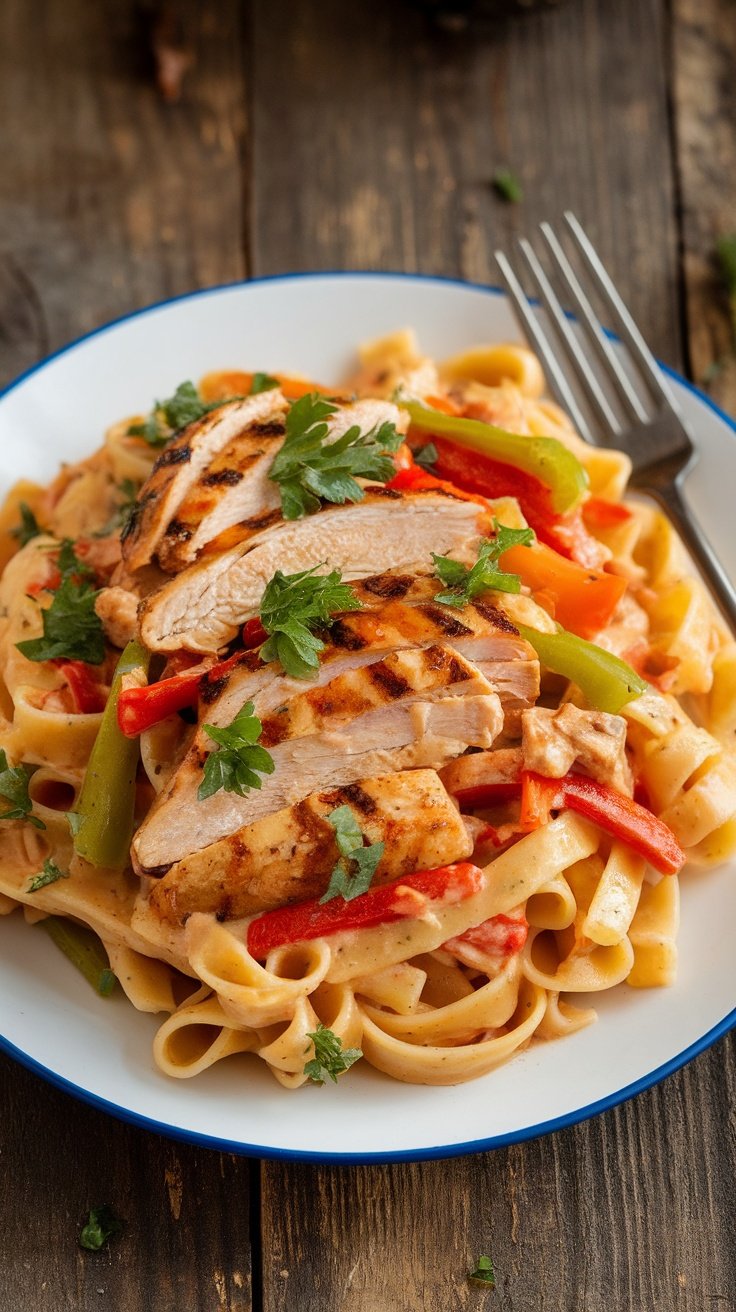 Spicy Cajun Chicken Pasta Recipe