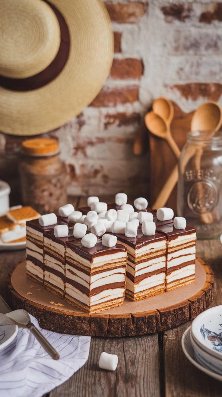 Decadent S’mores Eclair Cake Recipe